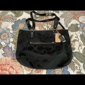 Black Coach tote
